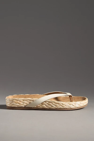 Kelsi Dagger Brooklyn Softy Braided Raffia Thong Sandals