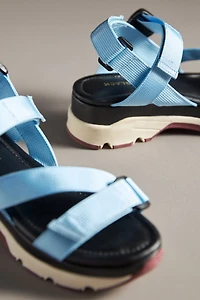 All Black Trekker 25 Sandals