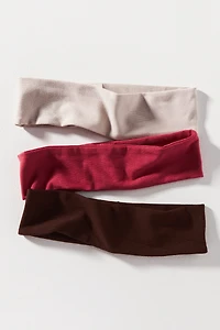 Jersey Stretch Headbands, Set of 3