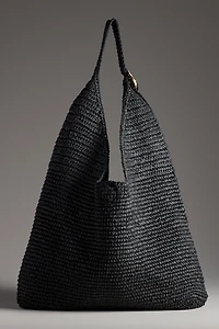 The Love Knot Slouchy Bag: Raffia Buckle Edition