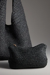 The Love Knot Slouchy Bag: Raffia Buckle Edition
