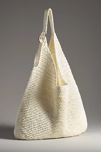 The Love Knot Slouchy Bag: Raffia Buckle Edition