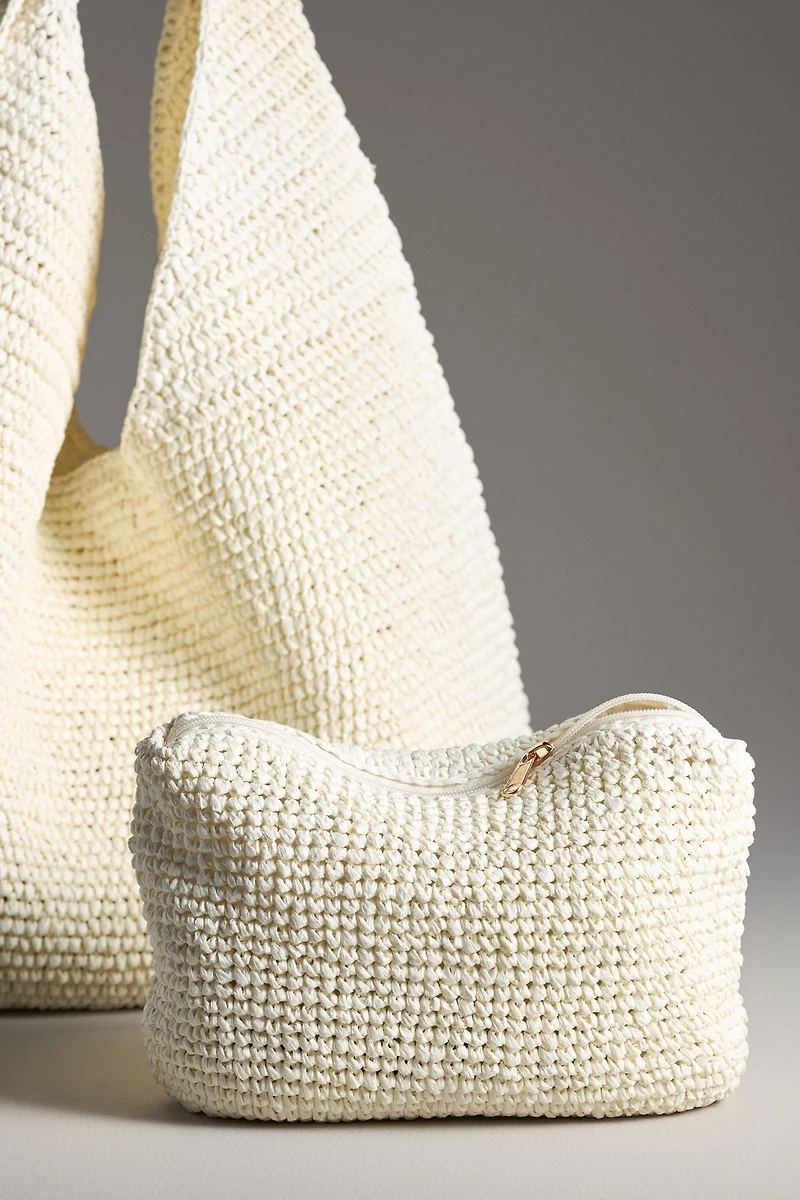 The Love Knot Slouchy Bag: Raffia Buckle Edition