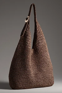 Love Knot Slouchy Bag: Raffia Buckle Edition