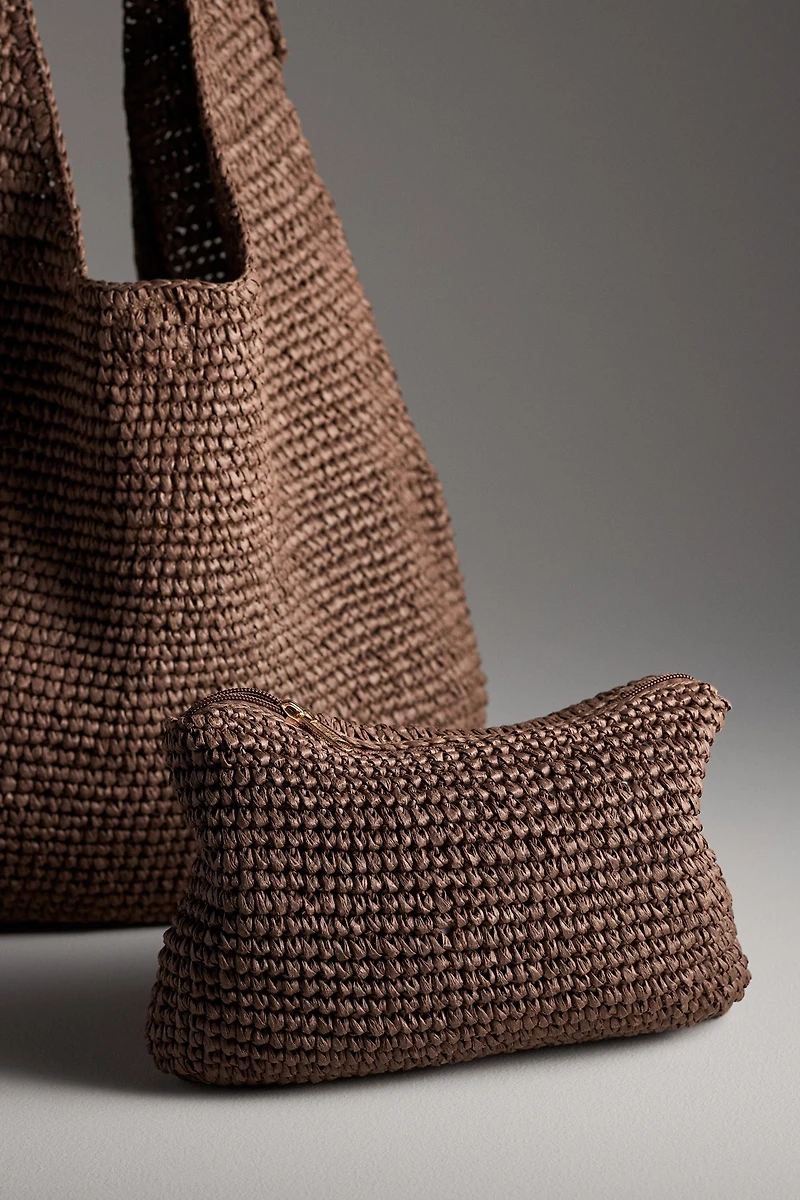 Love Knot Slouchy Bag: Raffia Buckle Edition