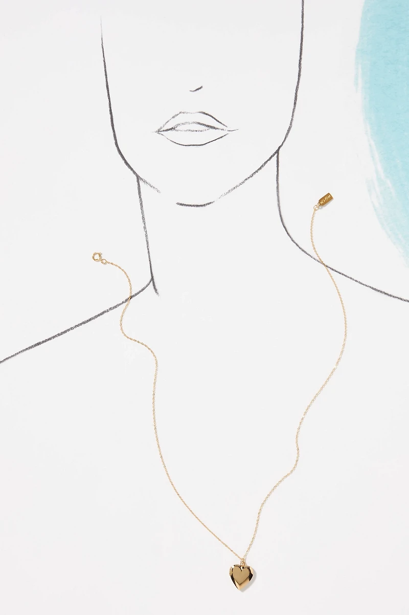 Set & Stones Roxy Heart Locket Necklace