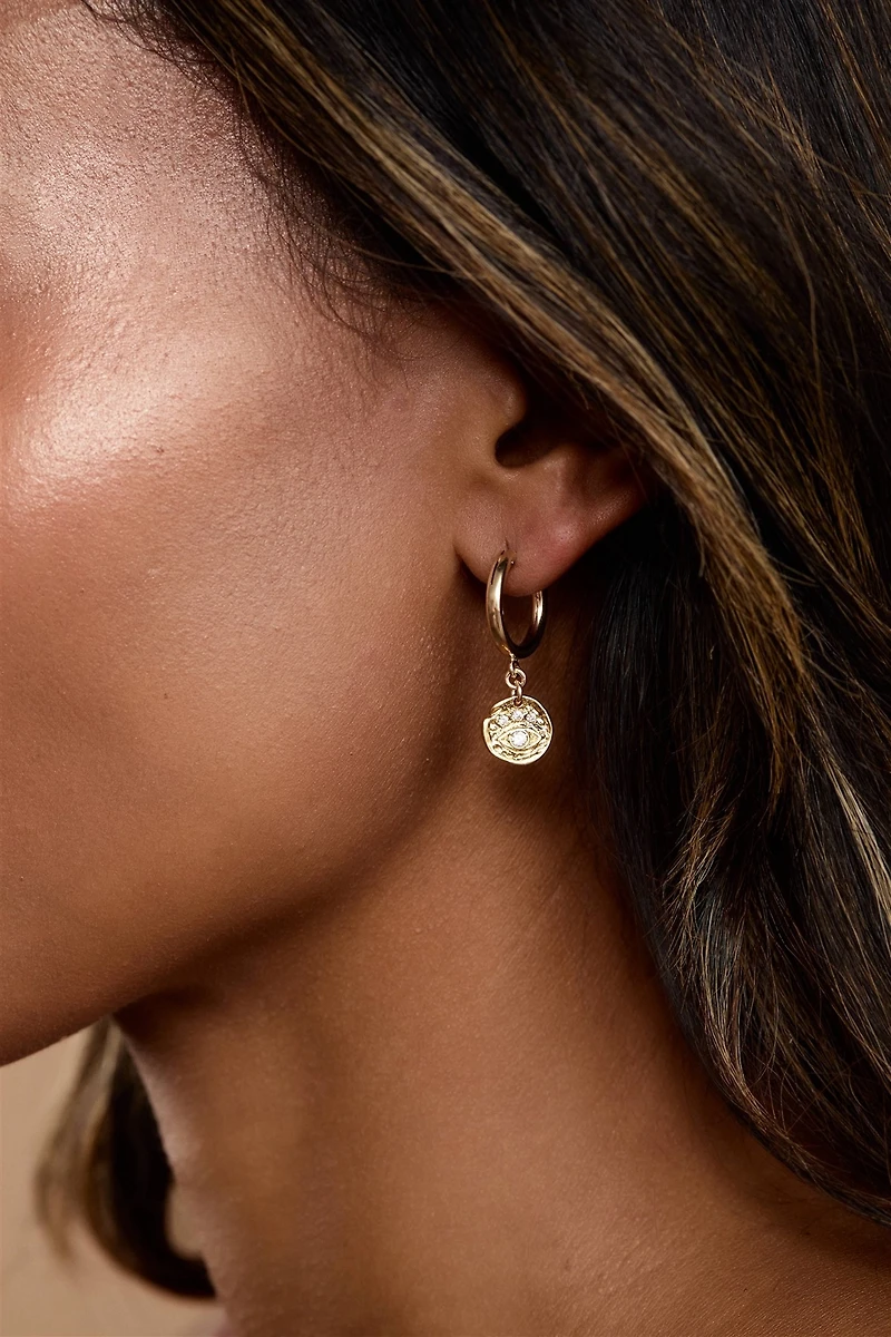 Set & Stones Evie Huggie Hoop Earrings