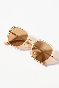 I-SEA Double Frame Square Sunglasses