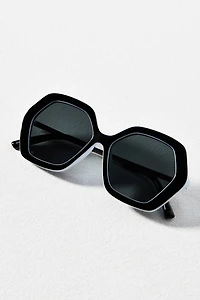 I-SEA Tortoiseshell Metal Sunglasses