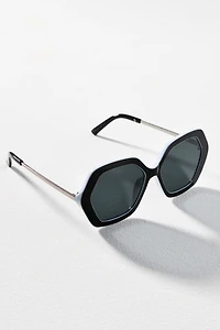 I-SEA Tortoiseshell Metal Sunglasses