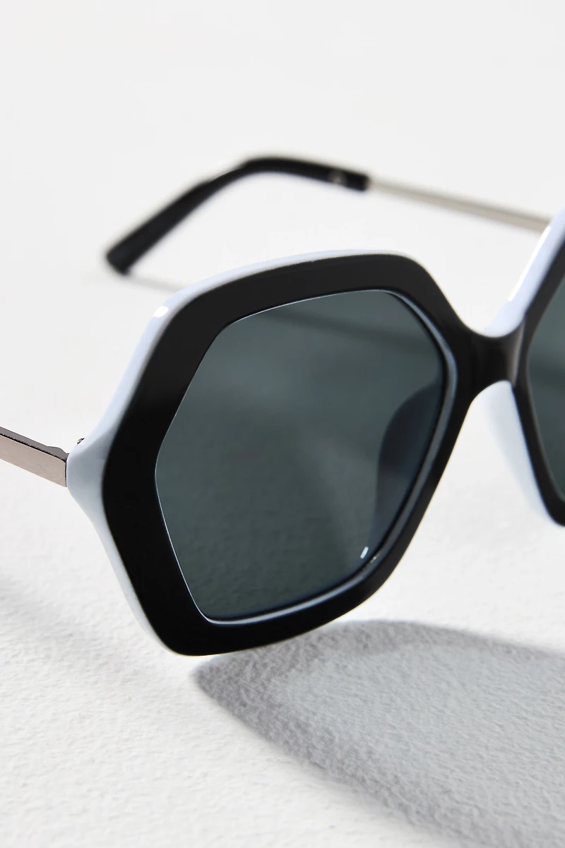 I-SEA Tortoiseshell Metal Sunglasses