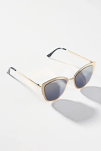 I-SEA Mallory Metal Cateye Sunglasses