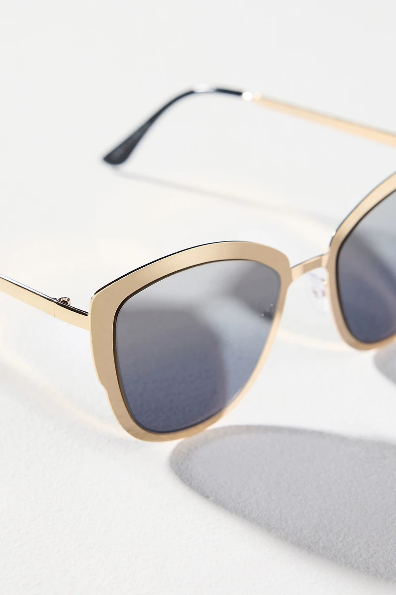 I-SEA Mallory Metal Cateye Sunglasses