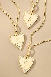 Monogram Heart Necklace