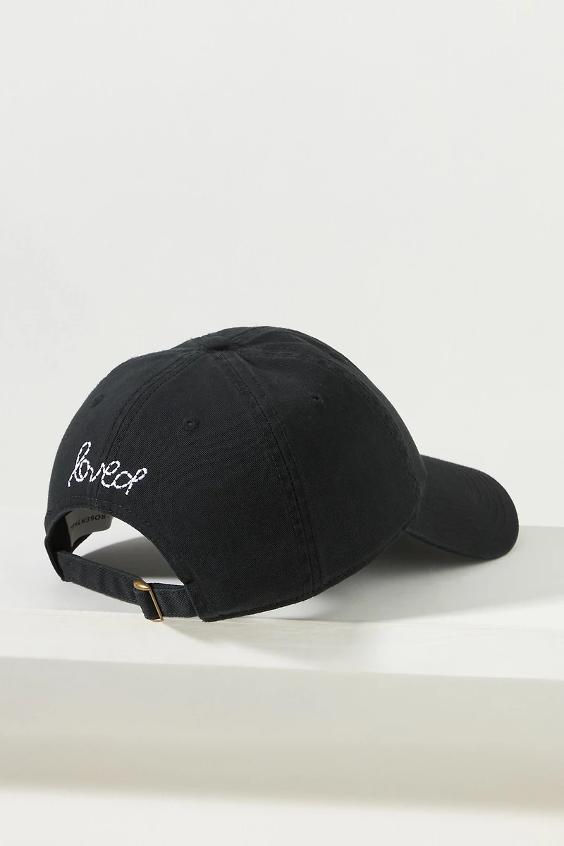 Kerri Rosenthal Heart Patch Baseball Cap