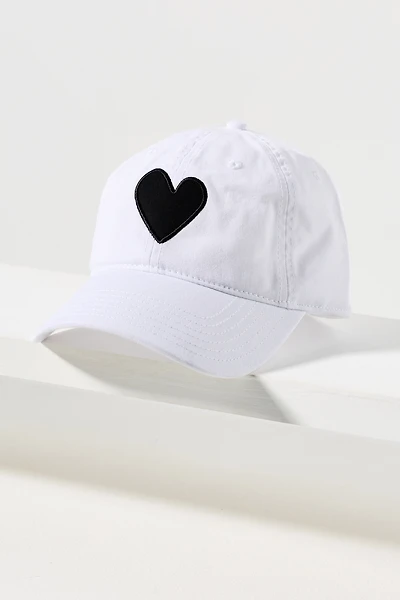 Kerri Rosenthal Heart Patch Baseball Cap