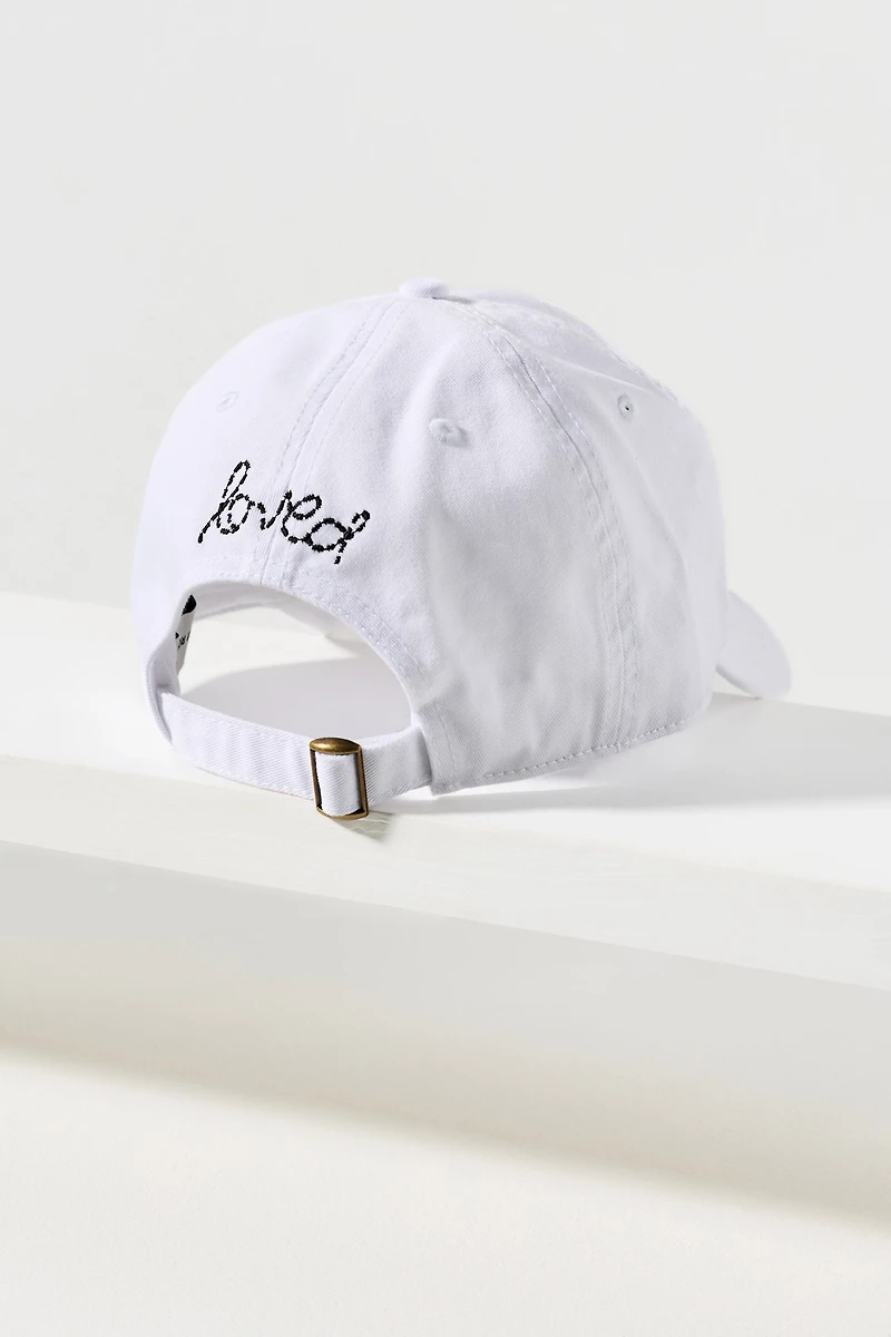 Kerri Rosenthal Heart Patch Baseball Cap