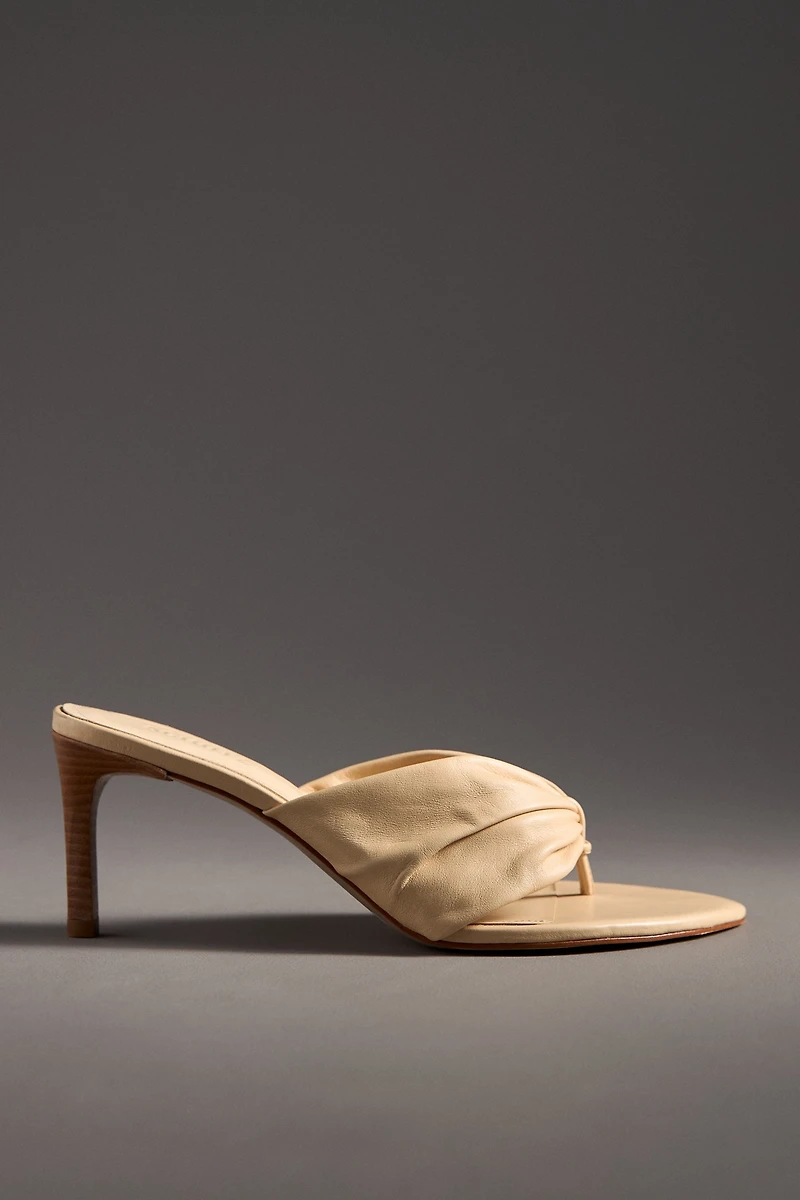 Schutz Lori Mid Thong Heeled Sandals