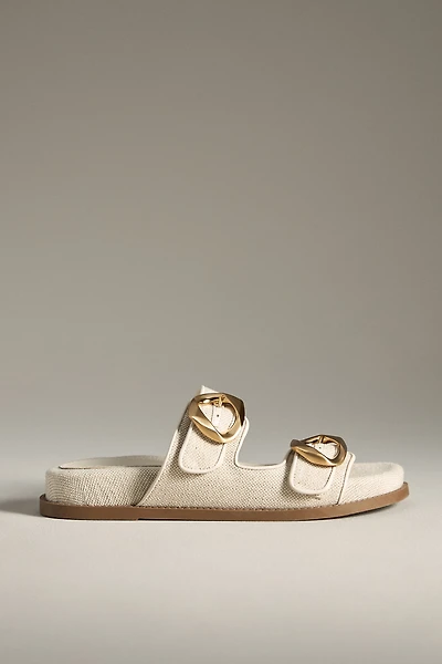 Schutz Olga Sporty Buckle Slide Sandals