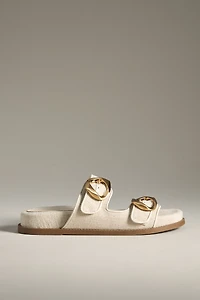 Schutz Olga Sporty Buckle Slide Sandals