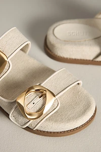 Schutz Olga Sporty Buckle Slide Sandals