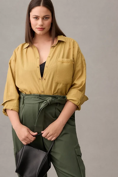Pilcro Oversized Airy Buttondown Shirt