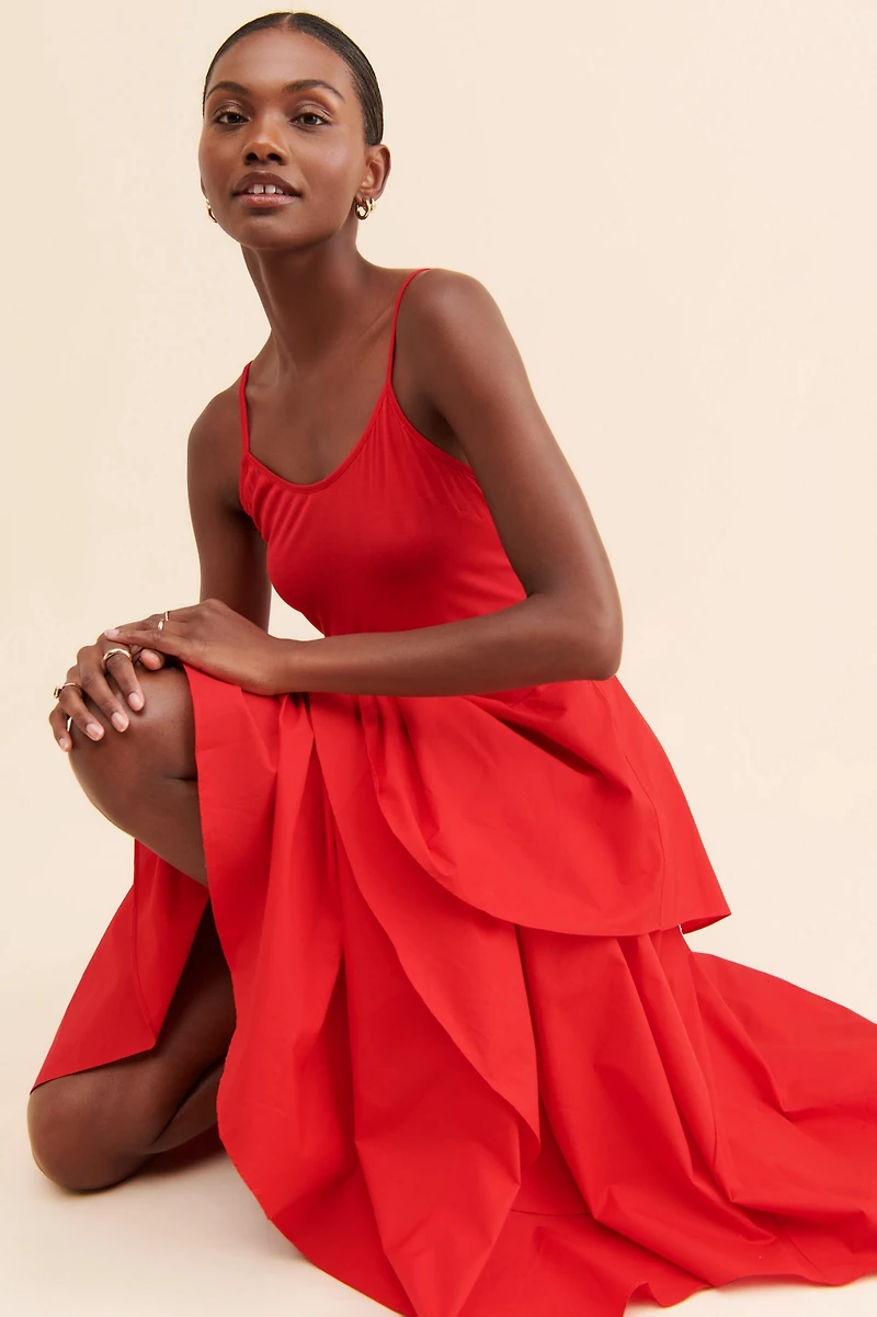 Helene Tiered Maxi Dress