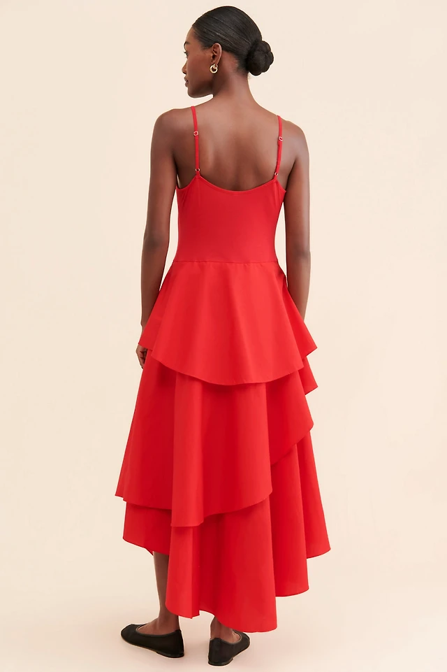 kallie lace tiered maxi dress Altar'd State Kallie Lace Tiered Maxi Dress