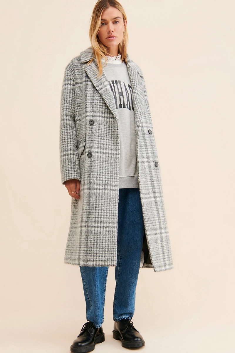 RD Style Mia Plaid Coat