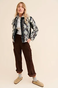 Ruby + Ed Printed Sherpa Trucker