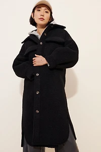 If By Sea Sherpa Oversized Shirt Jacket