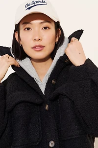 If By Sea Sherpa Oversized Shirt Jacket
