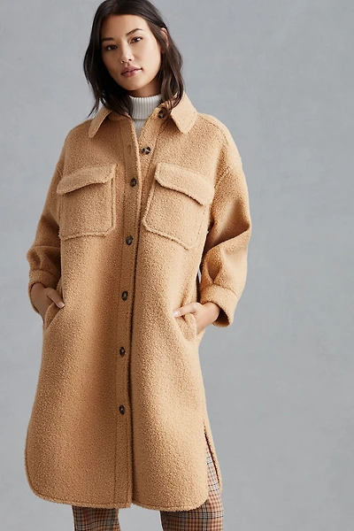 If By Sea Sherpa Oversized Shirt Jacket