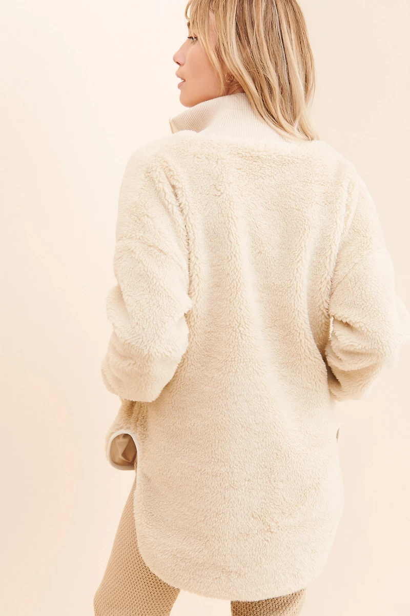 Varley Marney Oversized Fuzzy Jacket