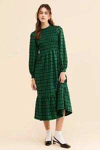 Louche Peppi-Winter Plaid Dress