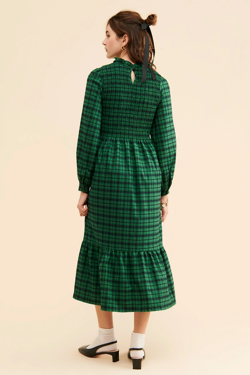 Louche Peppi-Winter Plaid Dress
