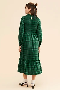Louche Peppi-Winter Plaid Dress