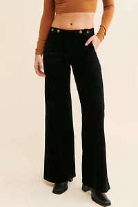 Pilcro Kit Utility Wide Leg Corduroy Trousers