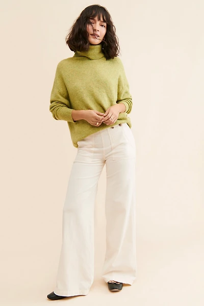 Pilcro Kit Utility Wide Leg Corduroy Trousers