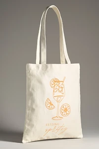 Graphic Canvas Tote