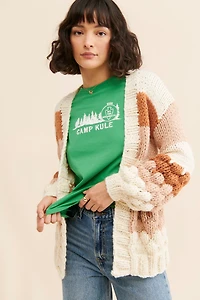 Sadie & Sage Textured Stripe Cardigan