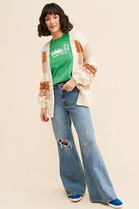 Sadie & Sage Textured Stripe Cardigan