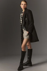 NVLT Colorblock Houndstooth Coat