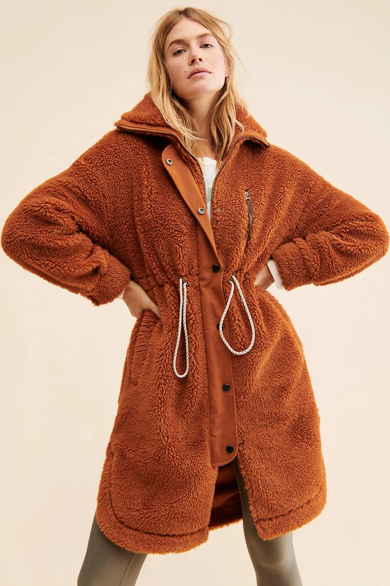 Varley Sherpa Jones Coat