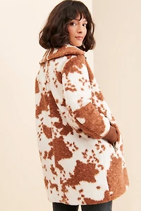 NVLT Cow Print Coat