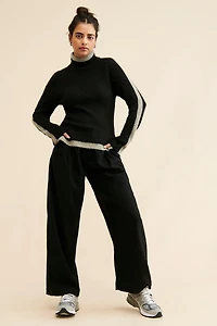 Theo & Spence 3 Tone Turtleneck Sweater