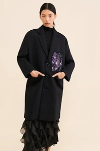 Dhruv Kapoor Sequin Patch Overcoat
