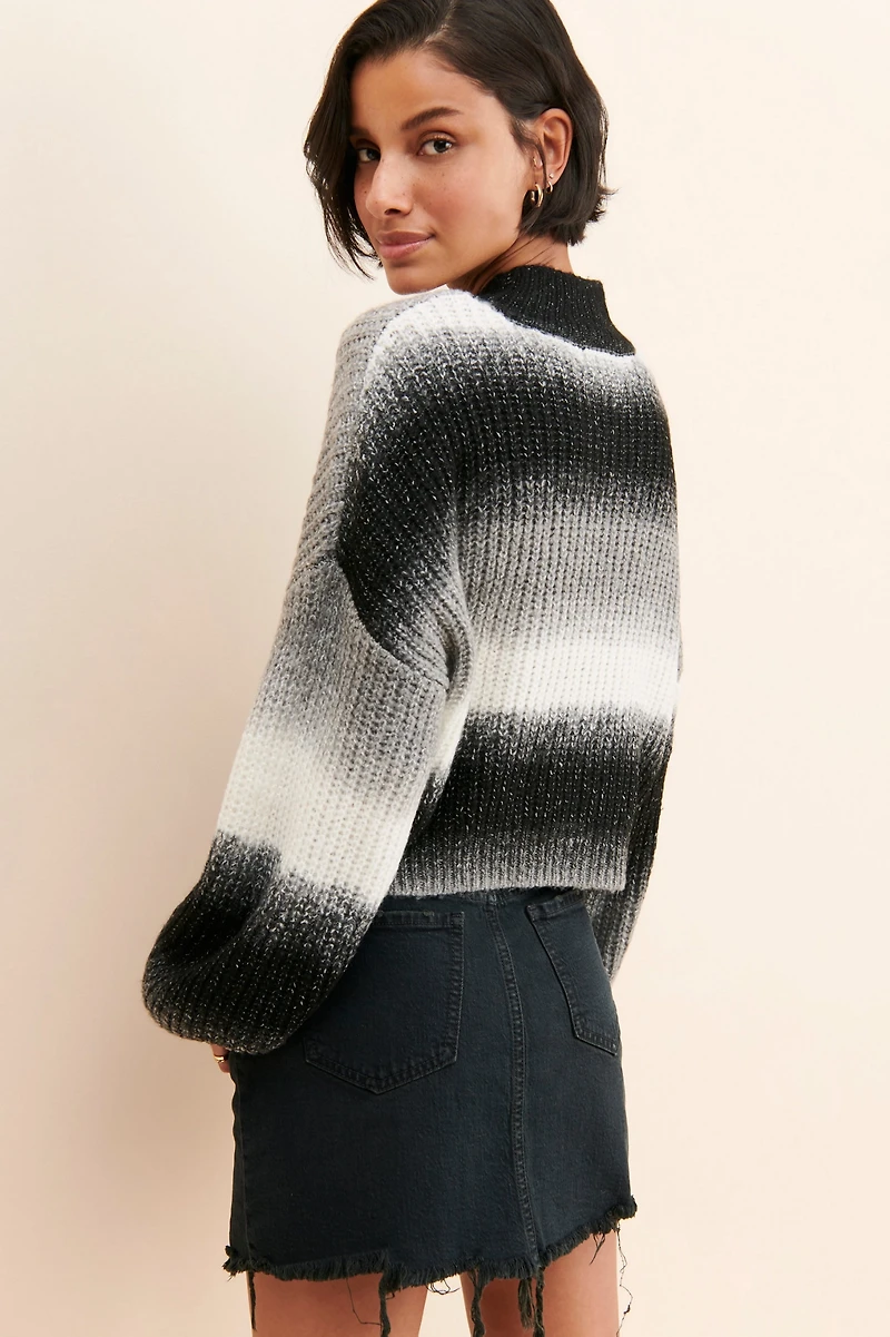 Vigoss Ombre Striped Sweater