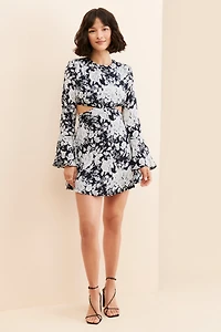RAHI Flirty Floral Mini Dress