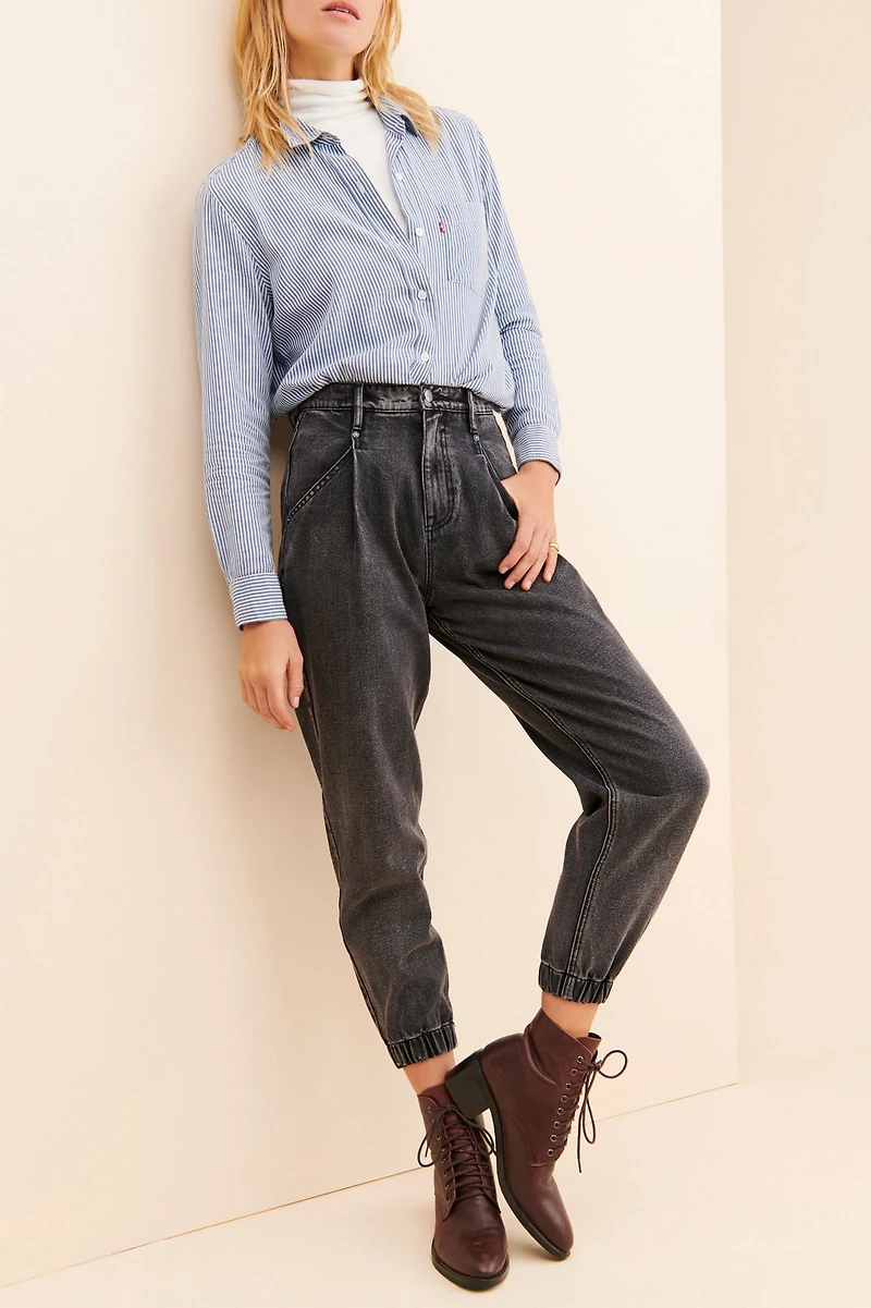 Vigoss Axl Pleated Jogger Jeans